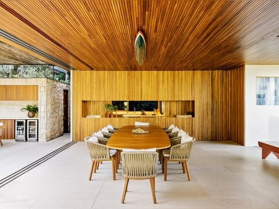 Cumaru hardwood facade cladding
