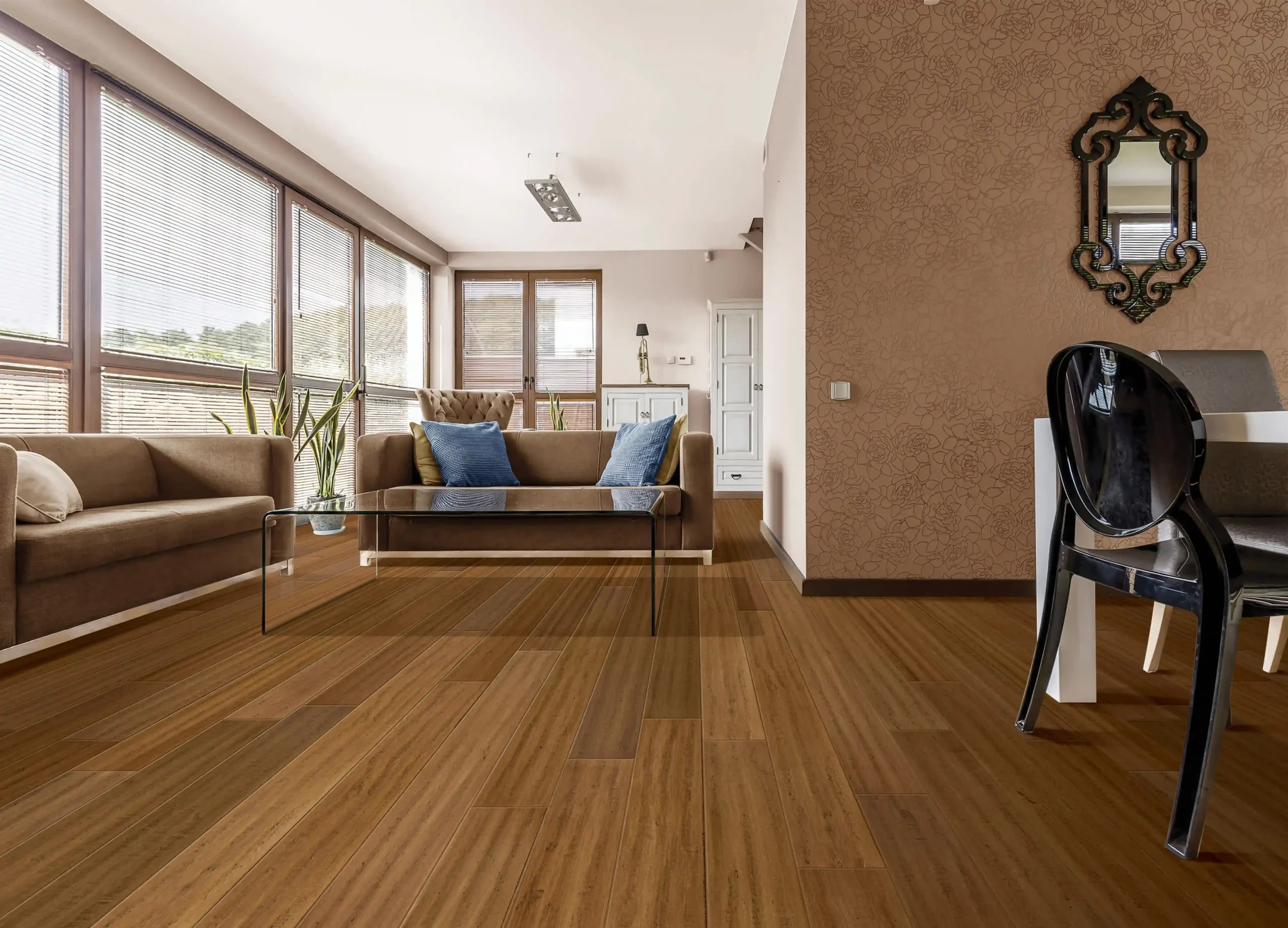 Bamboo outdoor decking